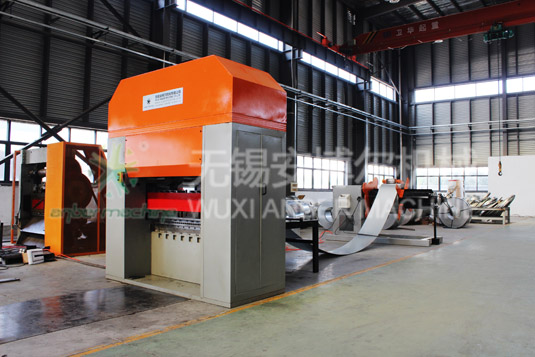 High speed expanded mesh machine