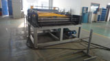 Expanded metal mesh machine