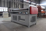 Expanded mesh leveling machine