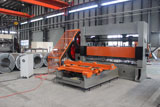 Diamond expanded mesh machine