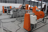 Expanded metal mesh production line