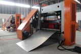 Expanded metal mesh making machine