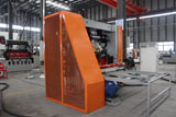 Expanded metal mesh machine