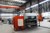 Four-rollers flattening machine