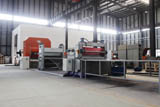 Expanded mesh making machine