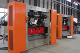 Expanded metal mesh making machine