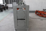 Two-roller expanded mesh flattening machine