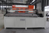 Expanded mesh leveling machine