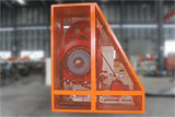 Diamond metal mesh machine